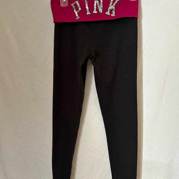 Victoria's Secret Pants - Victoria's Secret Yoga Black Leggings Sleek Full-Length